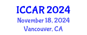 International Conference on Control, Automation and Robotics (ICCAR) November 18, 2024 - Vancouver, Canada