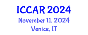 International Conference on Control, Automation and Robotics (ICCAR) November 11, 2024 - Venice, Italy