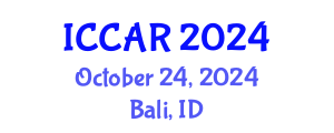 International Conference on Control, Automation and Robotics (ICCAR) October 24, 2024 - Bali, Indonesia