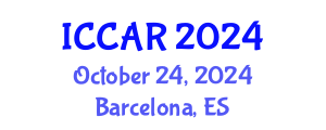 International Conference on Control, Automation and Robotics (ICCAR) October 24, 2024 - Barcelona, Spain