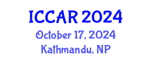 International Conference on Control, Automation and Robotics (ICCAR) October 17, 2024 - Kathmandu, Nepal