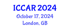 International Conference on Control, Automation and Robotics (ICCAR) October 17, 2024 - London, United Kingdom