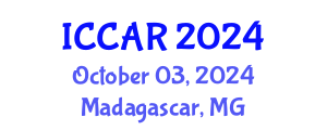 International Conference on Control, Automation and Robotics (ICCAR) October 03, 2024 - Madagascar, Madagascar