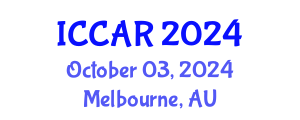 International Conference on Control, Automation and Robotics (ICCAR) October 03, 2024 - Melbourne, Australia