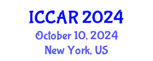 International Conference on Control, Automation and Robotics (ICCAR) October 10, 2024 - New York, United States