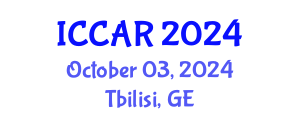 International Conference on Control, Automation and Robotics (ICCAR) October 03, 2024 - Tbilisi, Georgia