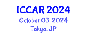 International Conference on Control, Automation and Robotics (ICCAR) October 03, 2024 - Tokyo, Japan