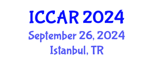 International Conference on Control, Automation and Robotics (ICCAR) September 26, 2024 - Istanbul, Turkey