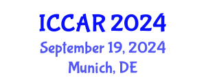 International Conference on Control, Automation and Robotics (ICCAR) September 19, 2024 - Munich, Germany