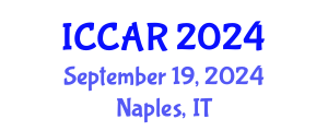International Conference on Control, Automation and Robotics (ICCAR) September 19, 2024 - Naples, Italy