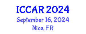 International Conference on Control, Automation and Robotics (ICCAR) September 16, 2024 - Nice, France