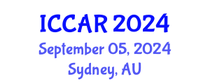 International Conference on Control, Automation and Robotics (ICCAR) September 05, 2024 - Sydney, Australia