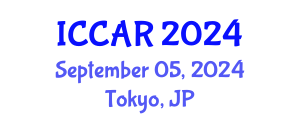 International Conference on Control, Automation and Robotics (ICCAR) September 05, 2024 - Tokyo, Japan