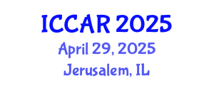 International Conference on Control, Automation and Robotics (ICCAR) April 29, 2025 - Jerusalem, Israel
