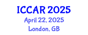 International Conference on Control, Automation and Robotics (ICCAR) April 22, 2025 - London, United Kingdom