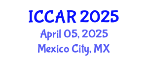 International Conference on Control, Automation and Robotics (ICCAR) April 05, 2025 - Mexico City, Mexico