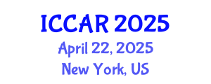 International Conference on Control, Automation and Robotics (ICCAR) April 22, 2025 - New York, United States