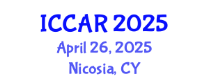 International Conference on Control, Automation and Robotics (ICCAR) April 26, 2025 - Nicosia, Cyprus
