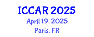 International Conference on Control, Automation and Robotics (ICCAR) April 19, 2025 - Paris, France