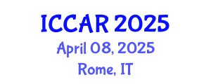 International Conference on Control, Automation and Robotics (ICCAR) April 08, 2025 - Rome, Italy
