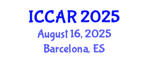International Conference on Control, Automation and Robotics (ICCAR) August 16, 2025 - Barcelona, Spain