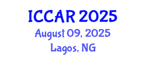 International Conference on Control, Automation and Robotics (ICCAR) August 09, 2025 - Lagos, Nigeria