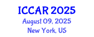 International Conference on Control, Automation and Robotics (ICCAR) August 09, 2025 - New York, United States