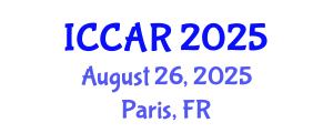 International Conference on Control, Automation and Robotics (ICCAR) August 26, 2025 - Paris, France