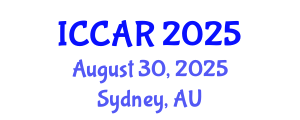 International Conference on Control, Automation and Robotics (ICCAR) August 30, 2025 - Sydney, Australia