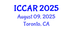 International Conference on Control, Automation and Robotics (ICCAR) August 09, 2025 - Toronto, Canada