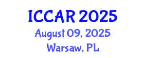 International Conference on Control, Automation and Robotics (ICCAR) August 09, 2025 - Warsaw, Poland