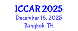 International Conference on Control, Automation and Robotics (ICCAR) December 16, 2025 - Bangkok, Thailand