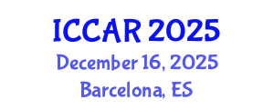 International Conference on Control, Automation and Robotics (ICCAR) December 16, 2025 - Barcelona, Spain