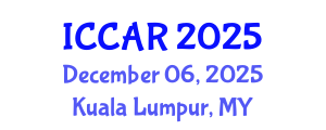 International Conference on Control, Automation and Robotics (ICCAR) December 06, 2025 - Kuala Lumpur, Malaysia