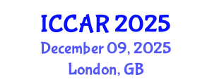 International Conference on Control, Automation and Robotics (ICCAR) December 09, 2025 - London, United Kingdom