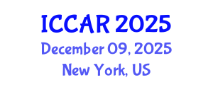 International Conference on Control, Automation and Robotics (ICCAR) December 09, 2025 - New York, United States