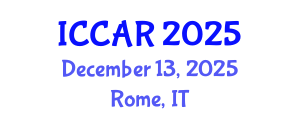 International Conference on Control, Automation and Robotics (ICCAR) December 13, 2025 - Rome, Italy