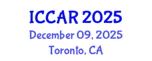 International Conference on Control, Automation and Robotics (ICCAR) December 09, 2025 - Toronto, Canada