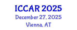 International Conference on Control, Automation and Robotics (ICCAR) December 27, 2025 - Vienna, Austria