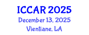 International Conference on Control, Automation and Robotics (ICCAR) December 13, 2025 - Vientiane, Laos