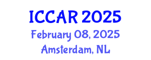 International Conference on Control, Automation and Robotics (ICCAR) February 08, 2025 - Amsterdam, Netherlands