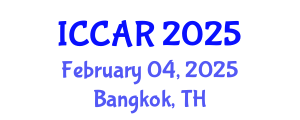 International Conference on Control, Automation and Robotics (ICCAR) February 04, 2025 - Bangkok, Thailand