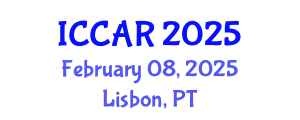 International Conference on Control, Automation and Robotics (ICCAR) February 08, 2025 - Lisbon, Portugal