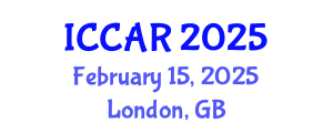International Conference on Control, Automation and Robotics (ICCAR) February 15, 2025 - London, United Kingdom