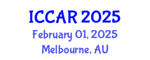 International Conference on Control, Automation and Robotics (ICCAR) February 01, 2025 - Melbourne, Australia