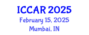 International Conference on Control, Automation and Robotics (ICCAR) February 15, 2025 - Mumbai, India