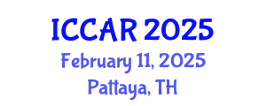 International Conference on Control, Automation and Robotics (ICCAR) February 11, 2025 - Pattaya, Thailand