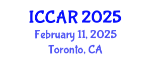 International Conference on Control, Automation and Robotics (ICCAR) February 11, 2025 - Toronto, Canada