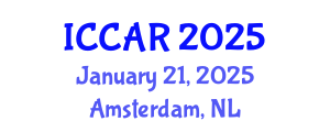 International Conference on Control, Automation and Robotics (ICCAR) January 21, 2025 - Amsterdam, Netherlands