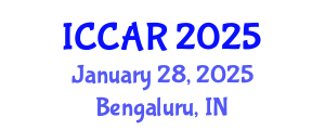 International Conference on Control, Automation and Robotics (ICCAR) January 28, 2025 - Bengaluru, India